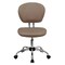 Emma and Oliver Mid-Back Mesh Padded Swivel Task Office Chair with Chrome Base